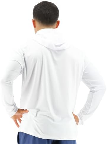 Tyr Men's Long Slave Sun Protection Performance Capuz de camisa UPF 50+