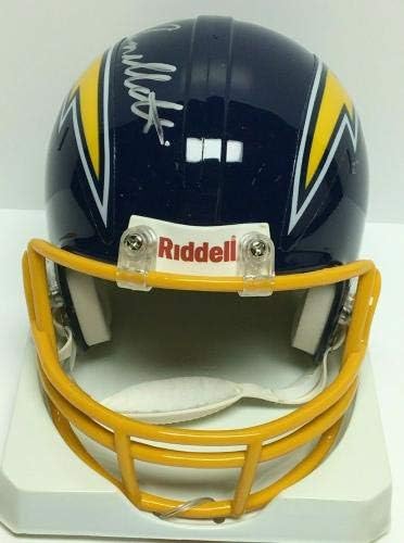 John Cappelletti assinou San Diego Chargers Mini -Helmet PSA 4A36153 - Mini capacetes autografados da NFL