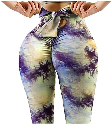 Zpervoba feminino imprimindo a cintura alta alongamento de alongamento de fitness perneiras de ioga calças de ioga Jokey