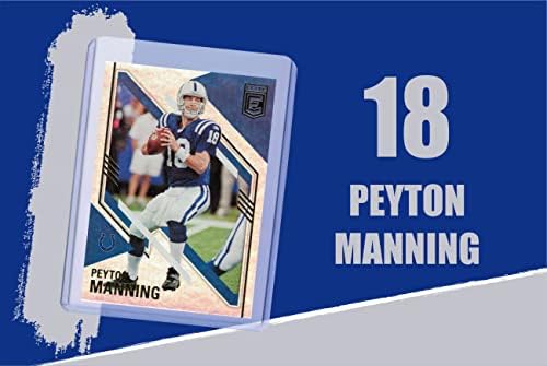 Pacote de cartões de futebol variados Peyton Manning - Denver Broncos, Indianapolis Colts Trading Carting