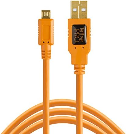 Ferramentas Tether Tetherpro USB 2.0 para USB Micro-B Cabo de 5 pinos | Para transferência rápida entre câmera e computador