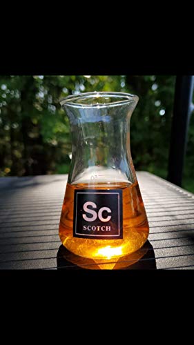 Bebida periodicamente laboratório Erlenmeyer Flask Lab Shot Glass-Bourbon
