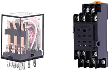 Relé 10set CRFYJ com bobina da base de soquete Geral DPDT Micro mini -relé eletromagnético LED AC 110/220V DC 12/24V My2nj