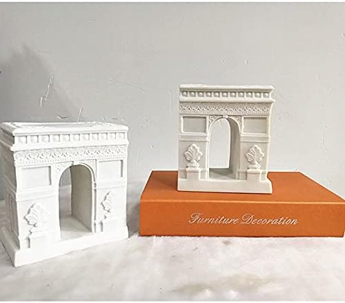 Dailyint 1 par de livros -suportes presentes de arenito resina artesanato paris arc de triomphe arte decoração estudo criativo