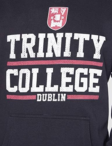Marinha e White Trinity College Dublin Ireland Mesh Hoodie
