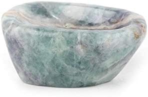 QYY Fluorita natural, pedra crua, cinzeiro, pedra diversa, pedra semi -preciosa, ornamento, bacia do tesouro e tigela jade