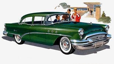 1955 Buick Sedan - ímã de publicidade promocional