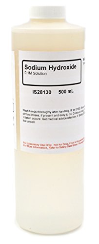 Solução de hidróxido de sódio, 0,1m, 500 ml - a coleção química com curadoria