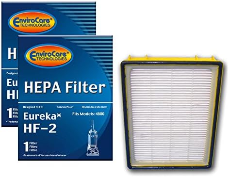 Filtro de pó de pó de pó de reposição Envirocare, projetada para ajustar o eureka hf-2 na vertical pó de pó de pó 2 filtros