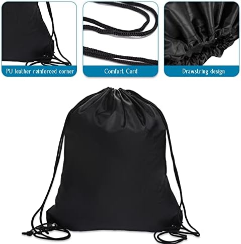 Mozeat Lens 2pcs Backpack Backpack Backpack Bolsa de amarração azul preto Saco de sacolas de cinchas a granel sacolas peças
