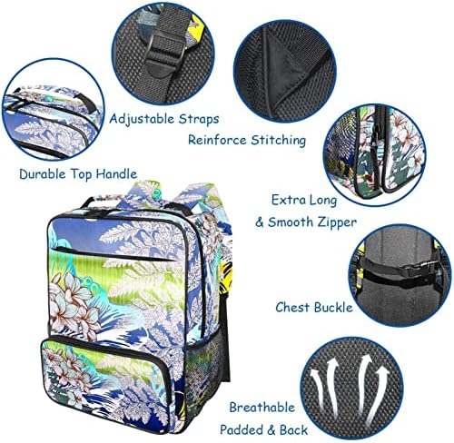 Mochila de viagem VBFOFBV para mulheres, caminhada de mochila ao ar livre esportes mochila casual mack, moderno abstrato