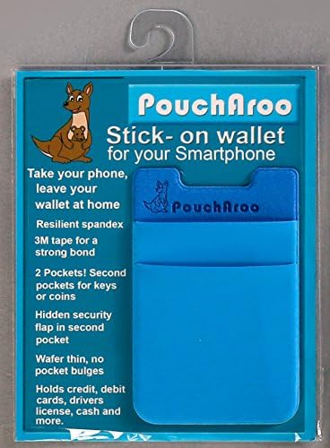 Dreamtex Home Poucharoo Stick-On Wallet para smartphone, rosa quente