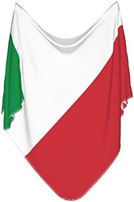 Blanta de bebê de bandeira italiana Recebendo cobertor para capa de swaddle para recém -nascidos