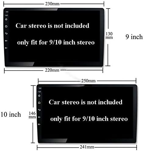 Rádio de carro de 9 polegadas Fascia Frame para Buick GL8 2006-2012 Black DVD GPS Navi Player Painel Dash Kit