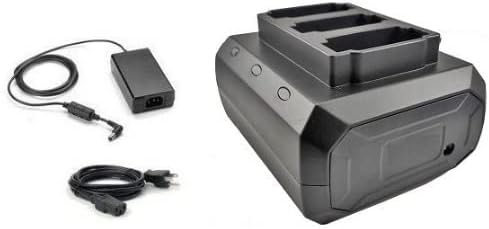 Kit de berço de carregamento de bateria de 3 slots para scanners de barras MC9300, MC930B, MC930P Android |