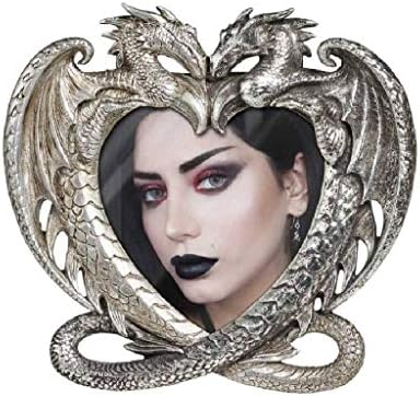 Alchemy Gothic England - moldura do coração de dragão colecionável