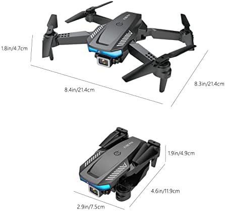 MoreSec Drone com câmera 4K HD FPV Drone Remote Remote Control Quadcopter Toys Gifts Para meninos meninas com altitude