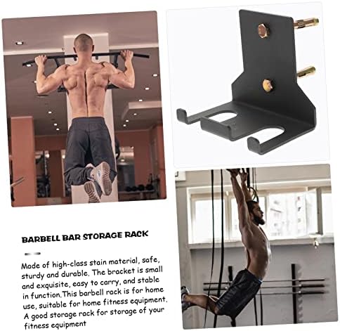 INOOMP BARBELL Storage Rack Resistance Band Acessórios Bandas de resistência Bandas Montagem de parede Stand Stand Gym Wall Organizer Treinamento Equipamento de armazenamento Rack parede barbell haltela rack de haste