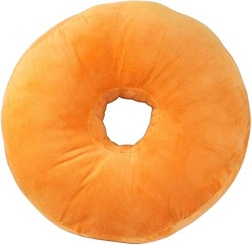 Pillow de rosquinha de donut grande, macia rosnada de rosca em forma de anel em forma de almofada de almofada 40cm
