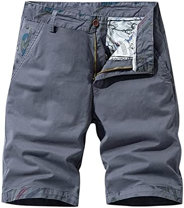 Shorts homens casuais, calças casuais de Cappris de verão solto de algodão short shorts de algodão esportivo