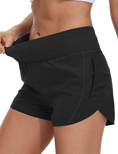 Urkeuf Women's Athletic Shorts High Surveda de Coloque Espírito Sports Sports Gym Gym Elastic Casual Summer Scorts