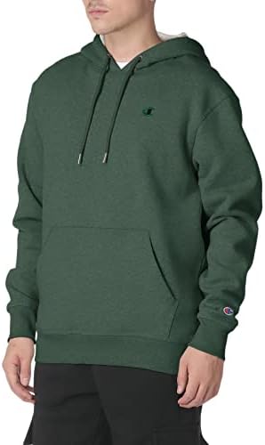 Hoodie PowerBlend Men de campeão para homens, moletom de capuz, logotipo icônico C