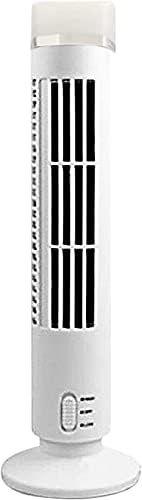 Auts Summer Tower Fan, fã elétrico de torre recarregável USB, ventilador portátil de resfriamento de ar condicionado sem lâmina para o quarto de cozinha