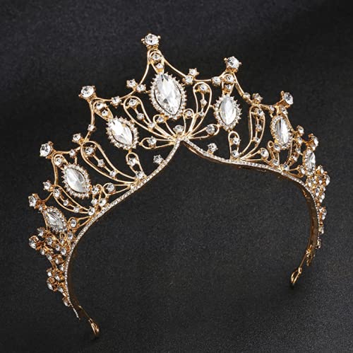 Rainha Bridal Weddal Tiara Crown Farda de cabeça para o casamento do concurso Quinceanera