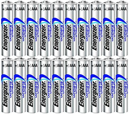 Energizer Ultimate Lithium AAA Baterias - 20 pacote - embalagem a granel