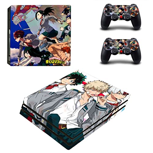 Anime meu herói e academia estudantil izuku deku bakugou katsuki Todoroki shot PS4 ou PS5 Skin Stick para PlayStation 4 ou 5 Console