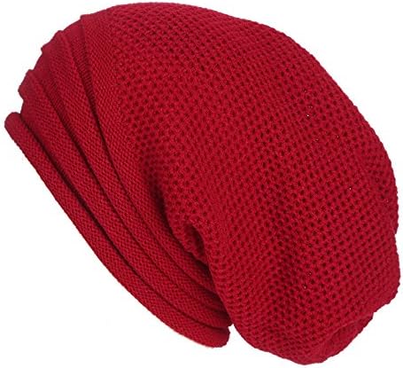 Caps Wool Hat Hat Warm Mulheres Deslocadas Meninas de Esqui de Inverno Crochet Caps Baggy Knit Baseball Capinho de beisebol de