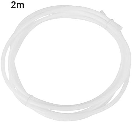 Tubo 3D Bowden, tubulação de impressora 3D de tubo 3D de 1,5/ 2M para reabastecimento de filamento de 1,75 mm, branco