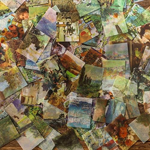 400 PCs Scrapbook Papel Vintage Flores decorativas Supplies de scrapbooking para diário, papel de decoupage de lixo de bala natural