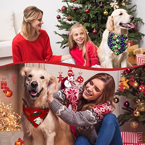 20 peças cães de Natal bandana santa santa claus árvore de natal triangle bibt bib ajustável petão bandana mole cachorrinho