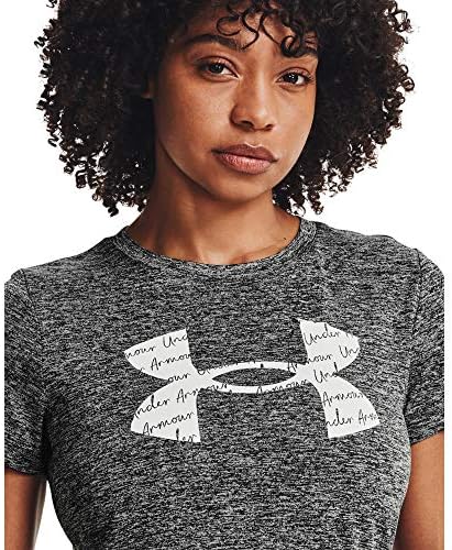 Under Armour Teck feminina Twist Big Logo Logo S-MOLEVE CORREVE T-SHIRT