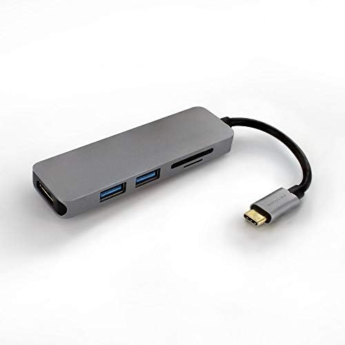 METRONIC 395059 Adaptador USB-C 5 em 1 HDMI, 2x USB-A, SD e Micro SD