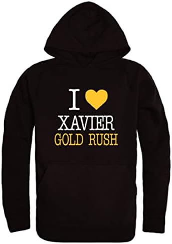 W Republic I Love Xavier University of Louisiana Fleece Hoodie Sweweweadtshirts