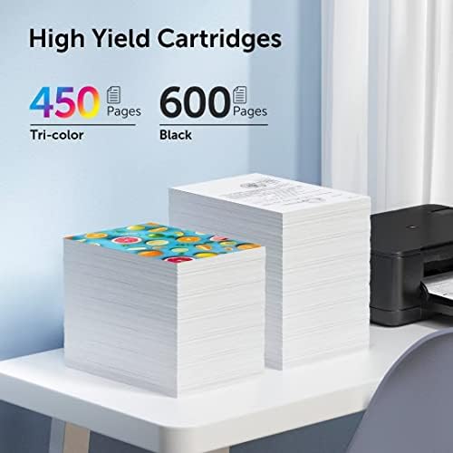 Pacote de combo de cartuchos de tinta 60xl remanufaturados para substituição HP 60 xl para HP Photosmart C4780 C4680
