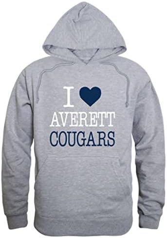 W República I Love Averett University Averett Cougars Fleece Hoodie Sweweweadshirts