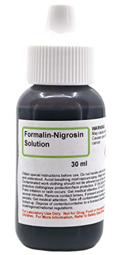 Solução de formalina -nigrosina, 1 fl oz - a coleção química com curadoria