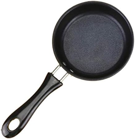 Lepsjgc mini-não-bastão pan planing wok bife frigideira pan wok panqueca ovo de bolinho de bolinho