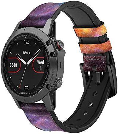 CA0217 NEBULA RAINBOW SPACE CEARRO E SILTA SMART SMART BAND Strap for Garmin Approach S40, Forerunner 245/245/645/645,