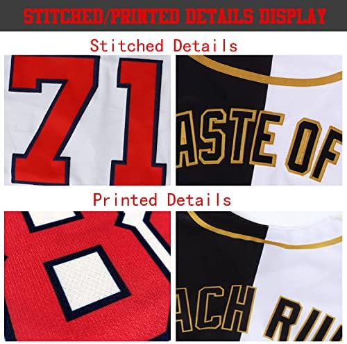 Sua equipe camisa de beisebol personalizada Botão de manga curta para baixo camisa esportiva uniforme costurado/impresso