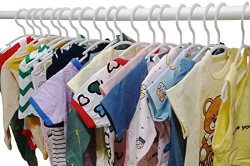 Cabides de bebê mobu para armário de roupas infantis pacote de 40 cabides de roupas para roupas de bebê