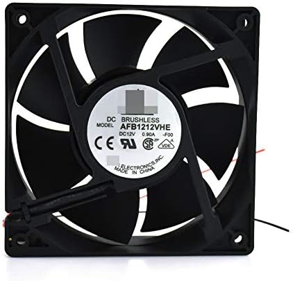 Ventilador de resfriamento CAQL para delta AFB1212VHE 120mm x 38mm de alto fluxo de ar 12V 130 CFM 4 pinos Molex, conexão de