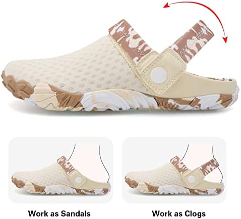 Besroad para caminhadas ao ar livre em sandálias Sports Sapatos de água tênis de moda Slippers Clops clássicos para mulheres homens