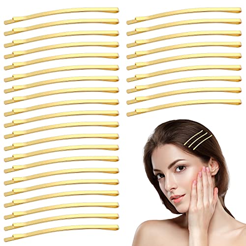 50pcs Gold Jumbo Bobby Pins, 3,34 polegadas de cabelos de cabelos pinos de cabelo Acessórios para decoração de cabelo para