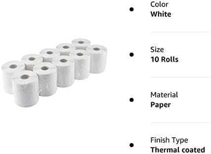 L Gostei de 10 rolos 4 x 6 rótulos térmicos com 250 rótulos/roll - zebra compatível e impressora rollo em branco Térmico
