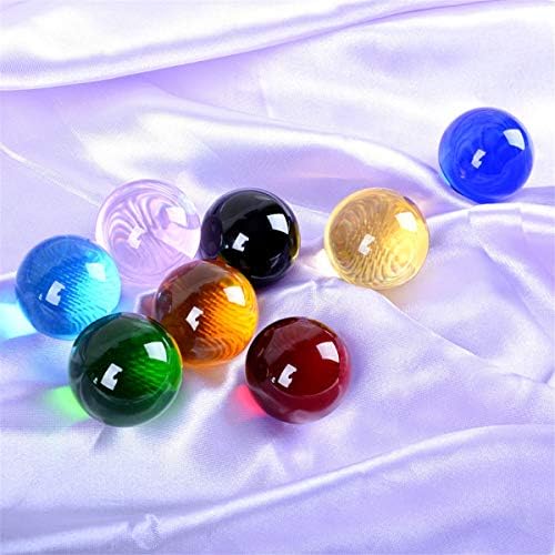 Cozylkx 40mm Crystal Ball Grau AAA Quartz Glass Healing Ball para Meditação Decor Home, verde