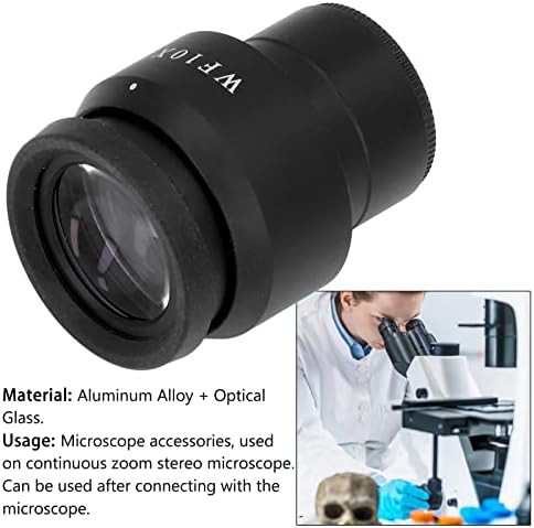 Ocular do microscópio de grande angular, acessórios de microscópio fino de mão -de -obra para laboratório
